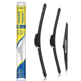 VEIGEIR Windshield Wiper Blades Compatible with 2007-2014 Ford Edge Original Factory Quality Front Rear Wipers Blade Set for My Car - 26" 20" 14" (Pack of 3)