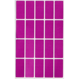 Purple Rectangle Stickers 1.57 Inch X 0.75 Inch - Color Coding Labels Rectangular ( 40mm X 19mm ) 300 pack by Royal Green