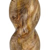 Creative Co-Op Tall Hand-Carved Mango Wood Twisted Taper Candle Holder,
