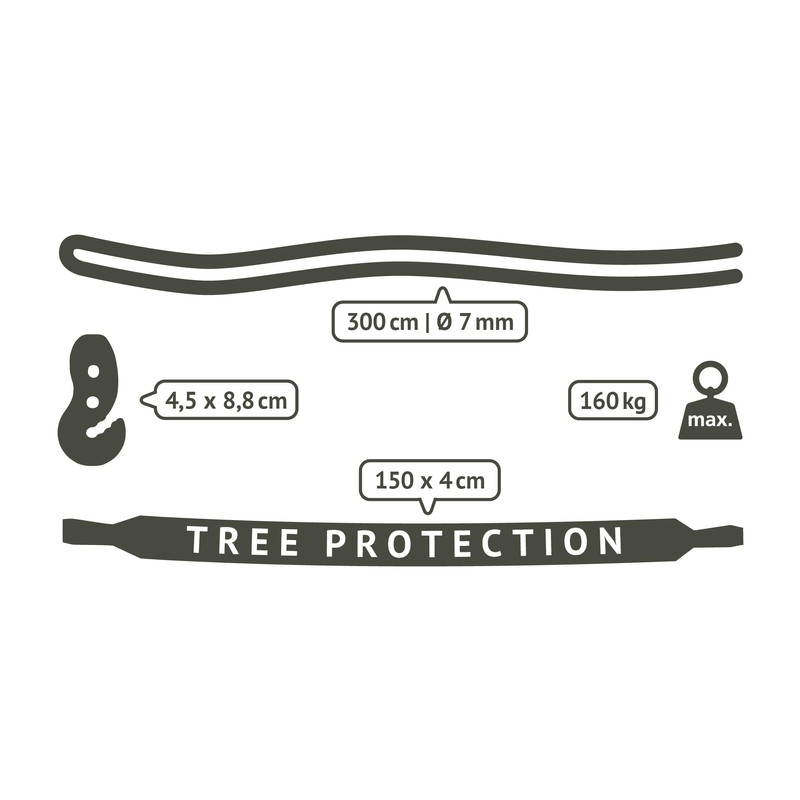 LA SIESTA TMF45-9 Genuine Mount for Hammocks