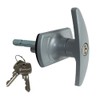 Henderson Garage T- Bar Lock Handle (short spigots) Black