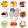 TACYKIBD 4Pcs Squeeze Salad Dressing Bottles, Leakproof Mini Sauce Condiment