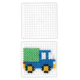Hama 220 Pegboard Small Square, White