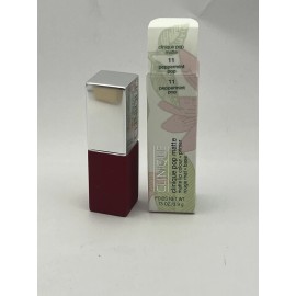 Clinique Pop Lip Colour + Primer 0.13oz/3.9g #11 Peppermint Pop- New In box