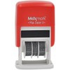 MaxMark Self-Inking Rubber Date Office Stamp with Due by Phrase