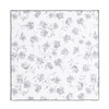 Francfranc No Tie Wrap Lunch Cloth, Lilia, Gray