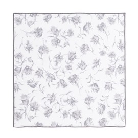 Francfranc No Tie Wrap Lunch Cloth, Lilia, Gray