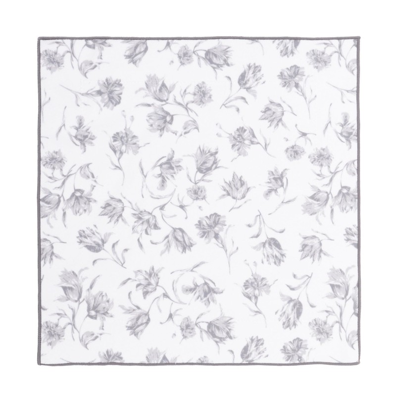 Francfranc No Tie Wrap Lunch Cloth, Lilia, Gray