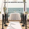 2 Pack Stanchions Post with Velvet Rope, Crowd Control Stanchions,