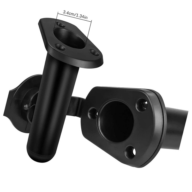 Techson Kayak Fishing Rod Holder, 2PCS Flush Mount Rod Holder
