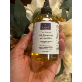 100% Pure SALE: RAINE NATURALS': 100% Natural "Double B" Hair Growth Oil: with Peppermint