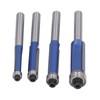 4 Pcs Flush Trim Router Bit 1/4 Shank Tungsten Steel