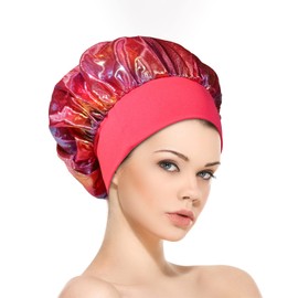 Hair Satin Bonnet for Sleeping, Pack of 3 Bonnets for Women, Satin Silk Bonnet.