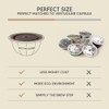 Reusable Coffee Capsule Lids Discs Refillable Pod for VERTUOLINE &