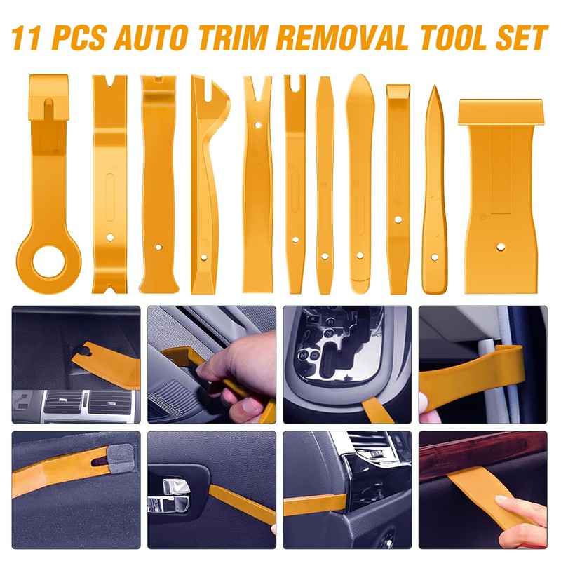GOOACC 330Pcs Trim Removal Tool, Auto Push Pin Bumper Retainer