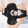 High-Elastic Knee Brace for Joint Taping, Hiking, Running, Gym, Basketball Black/XL