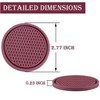 SINGARO Car Cup Coaster, 4PCS Universal Non-Slip Cup Holders Embedded
