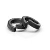 5/16" Hi-Collar Split Lockwasher Alloy Steel Black Oxide Pk 100
