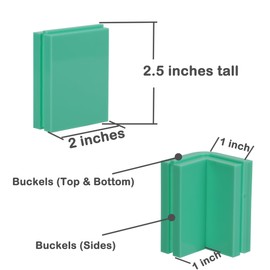 BBDINO Adjustable Mold Housing Kit for Silicone Molds Making - Plastic Silicon Mold Housing Kit - Free Combination & Tierable Mold Housing Kit- Ideal for Molds Casting, Soap Molds, Wax Molds etc.