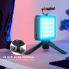 RGB LED Video Light V10, LED Video Light Dimmable 3000