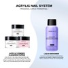 Morovan Acrylic Nail Kit: Clear Pink White Powder and Professional