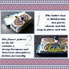 Ceramic Butter Dish with Lid Bohemia Hand Drawn Butter Plate