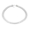 HOILY'S Women's Single Row Tennis Bracelet Jewellery with Zirconia in