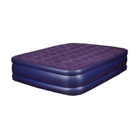 Stansport Deluxe Double High Air Bed, Blue - 80" x 62" x 18.5"