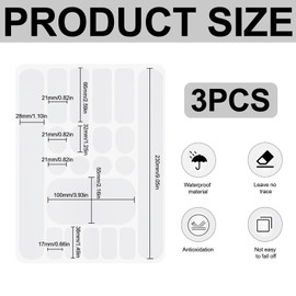 Lihetymg Pack of 3 Bicycle Protective Film, Frame Protection Film, Bicycle Frame Protection Carbon Sticker, Bicycle Protection Paint Damage Frame Sticker, Bicycle Protective Film, Chain Stays Sticker