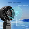 【5200mAh】Portable Handheld Turbo Fans for Travel, High-Speed Motor, Rechargeable Hand