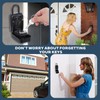 Key Lock Box for Outside, Waterproof Keys Lockbox with 4