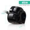 POSENG 1 Pair Motorcycle 1" Handlebar Switches Control and Wiring