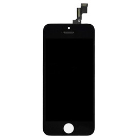 SZM iPhone5C フロントパネルセット（フロントガラスデジタイザ）タッチパネル 液晶パネルセット 修理交換用 (黑)