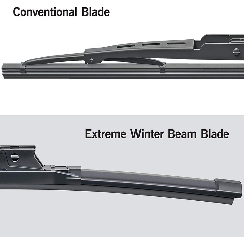 TRICO White 19 & 18 Inch 2 Pack with Snow