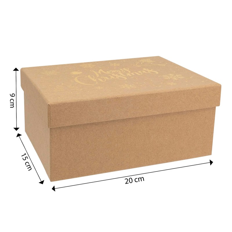 Idena 30487 Gift Box with Lid 20 x 15 cm