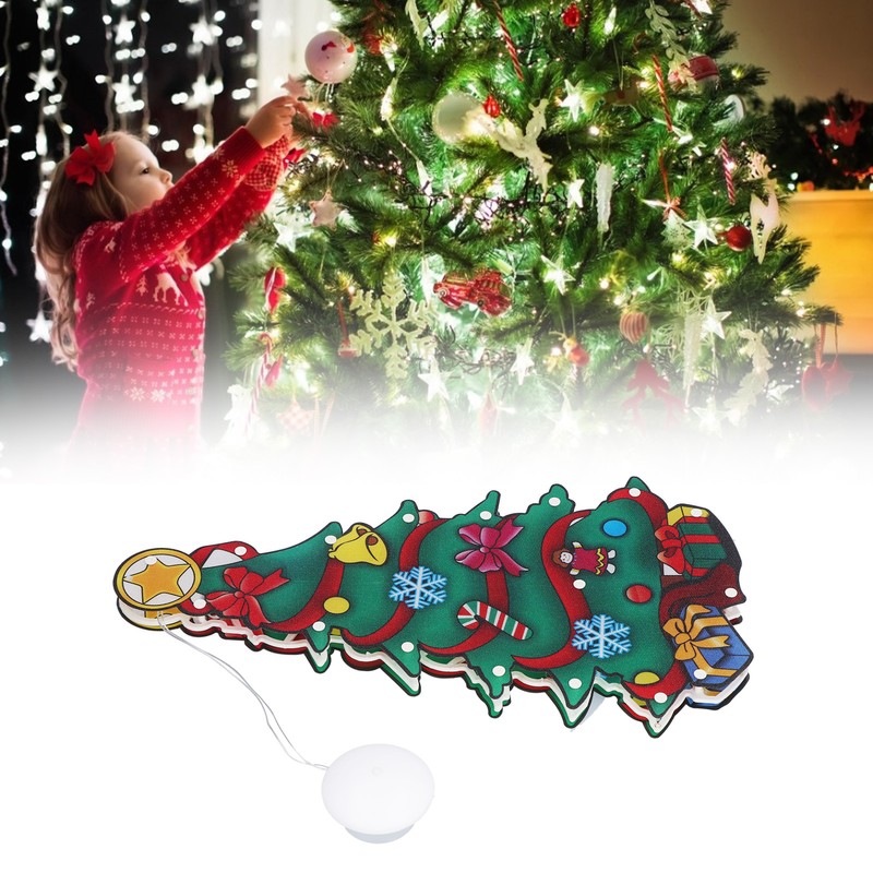 LED Christmas Decoration Light PVC Lighted Festival Window Silhouette Christmas
