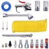 Voyzdx Kit Accesorios Aire Para Compresor Con Manguera 20 Piezas,Herramientas