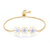 Vergissmeinnicht gepresstes Wildblumen-Armband | personalisiertes handgemachtes Armband | echte Wildblumen-Armband