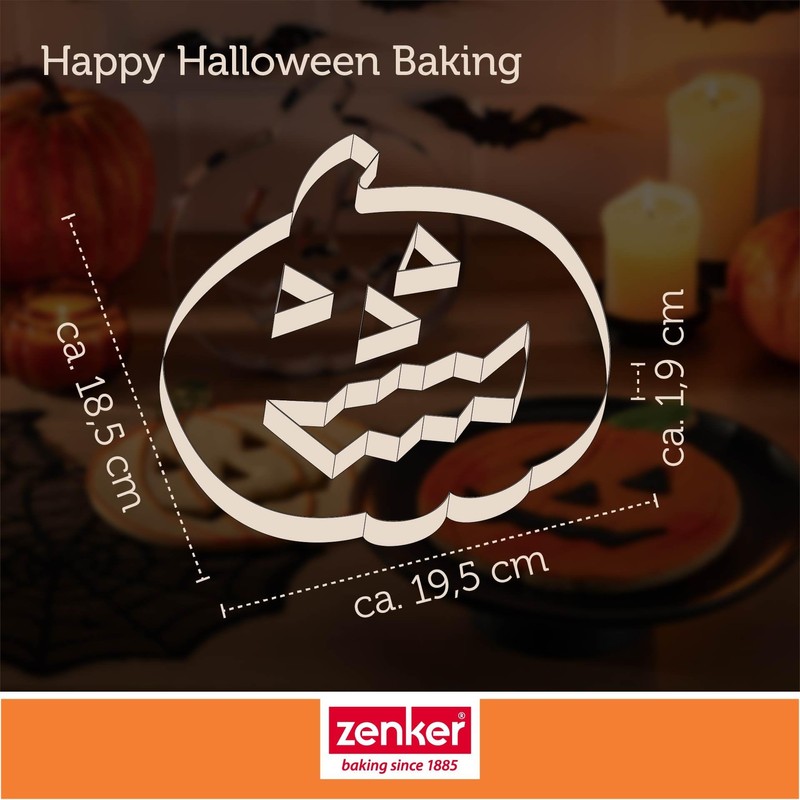 ZENKER XXL Cookie Cutter Pumpkin Head