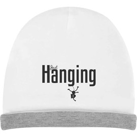 Azeeda 'Funny Hanging Monkey' Kids Slouch Hat (KH00037044) White