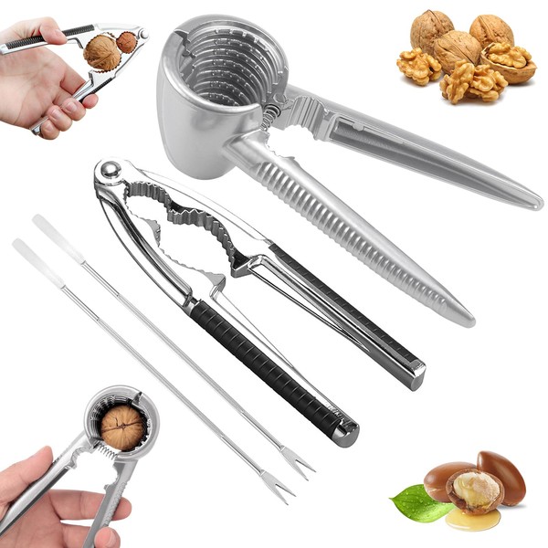 Rierousy Nutcracker Walnuts, Set of 4, Nut Cracker, Walnut Cracker