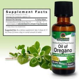 Nature's Answer | Oil of Oregano, 1 Oz | Aceite de Orégano, 30 Ml