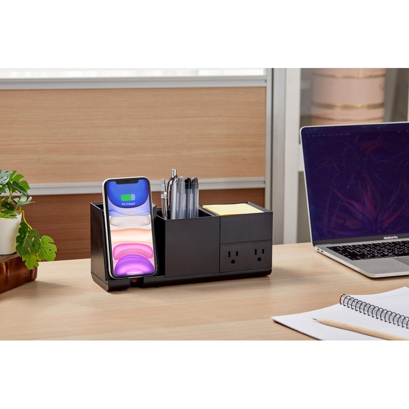 Bostitch Konnect Qi Certified Wireless Charging Desk Accessory Kit with