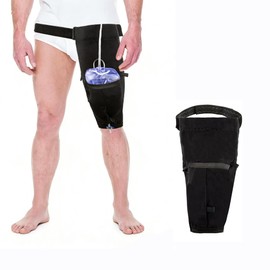 Catheter Leg Bag Holder, Urine Leg Bag Holder Cover with Belt, Foley Leg Bag Sleeve for Incontinence Urine Bag. (M)