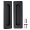 Cozy Tower 7 Inch Recessed Finger Pulls for Pocket Door