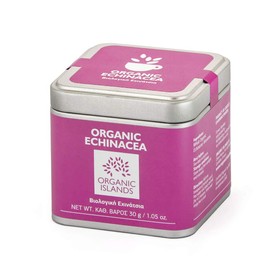 Organic Islands Herbs Greek Echinacea Single Cube Tin, 30 g (Pack of 2)