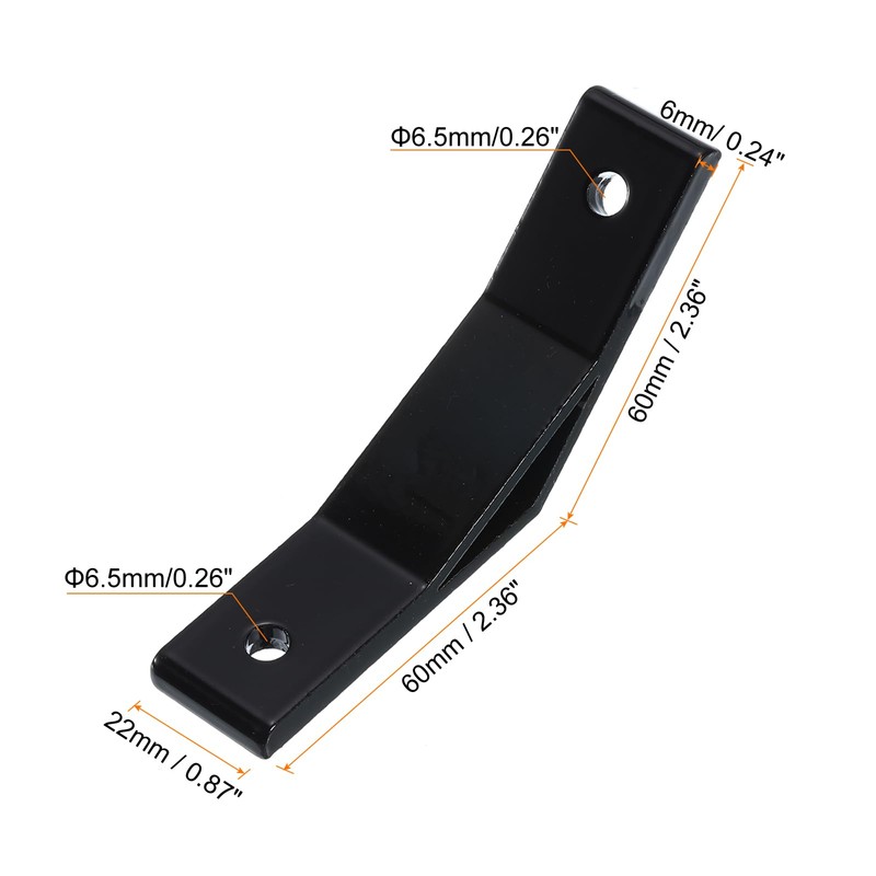 sourcing map 4pcs 135 Degree Angle Aluminium Profile Corner Bracket