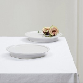 JAJU Dami Heel Plate Large_21.5CM, White White_FRFR / 자주 JAJU 다미굽접시 대_21.5CM, 화이트화이트_FRFR