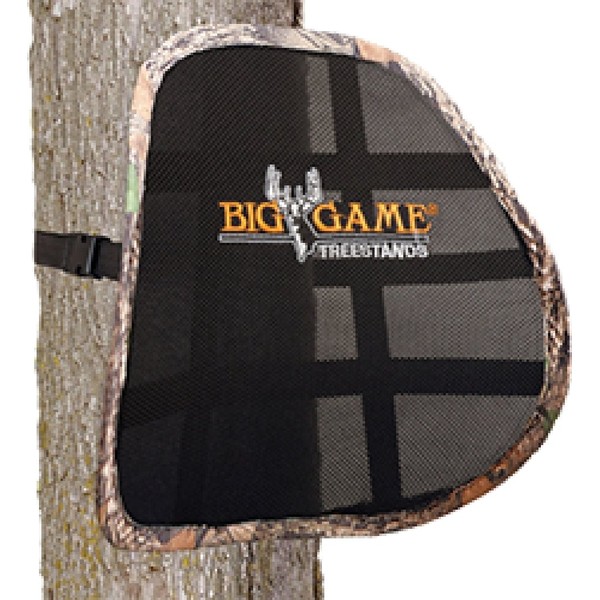Muddy BIG GAME Treestands Spring-Back Lumbar Support Seat, Black, One Size