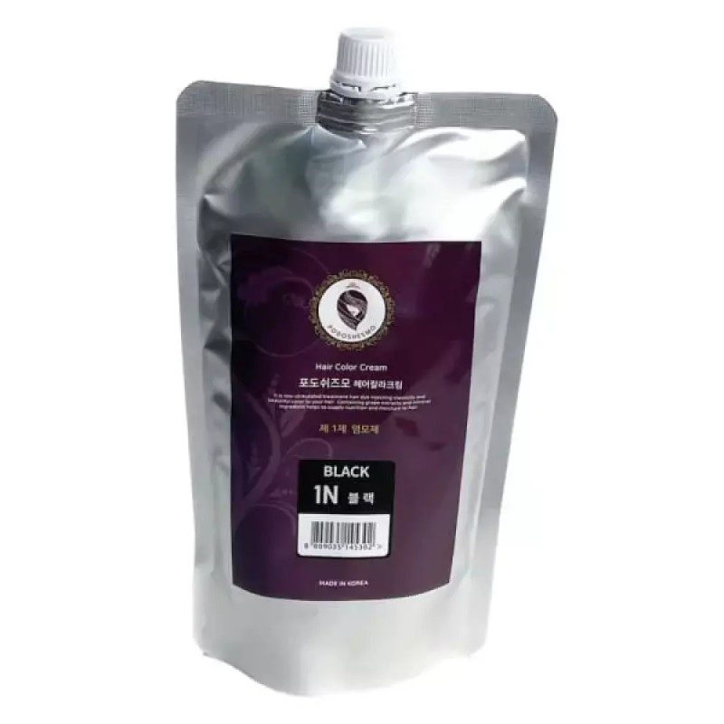 저자극염색약 블랙 컬러 Low Irritation Hair Dye Black Color